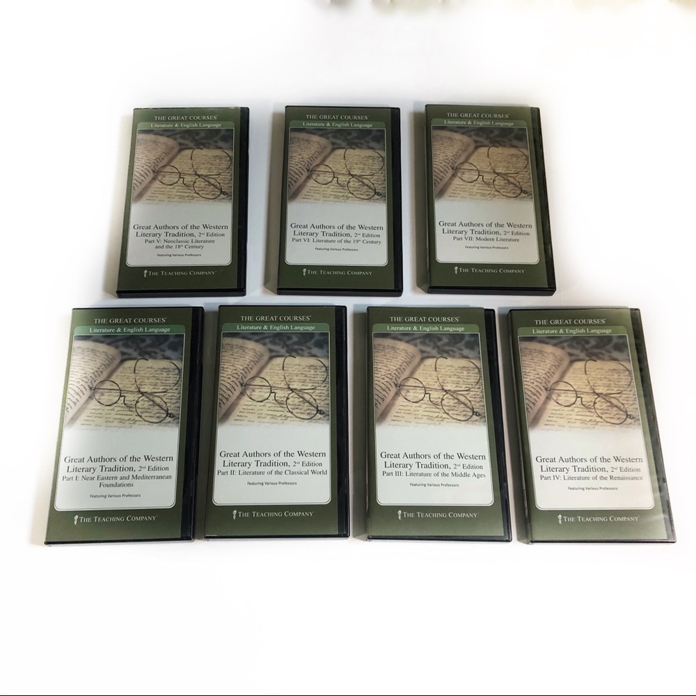 The Great Courses DVD Great Authors of the Western Literary Tradition 7 DVDs
